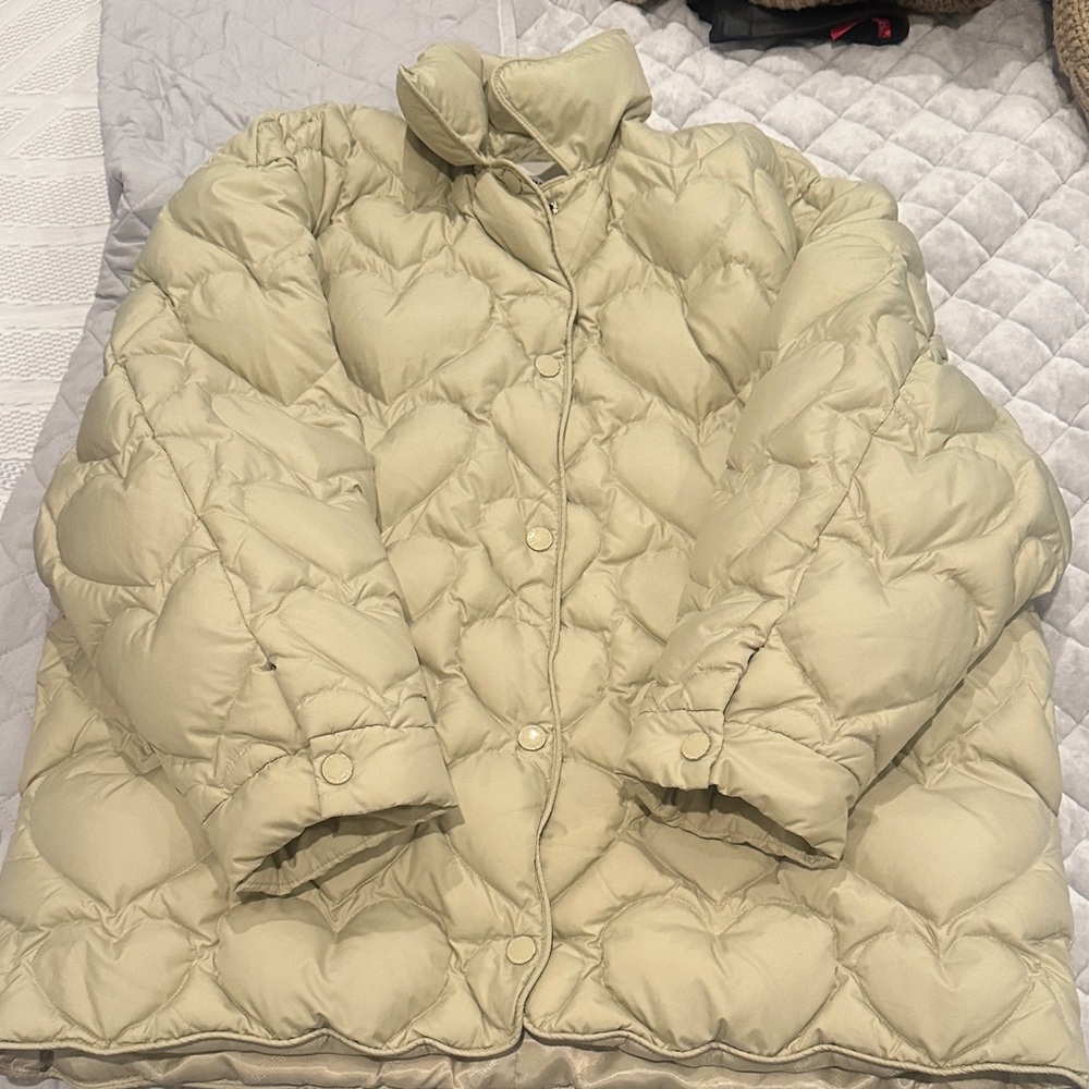 Sandro Beige Quilted Jacket - Picture 4 of 7